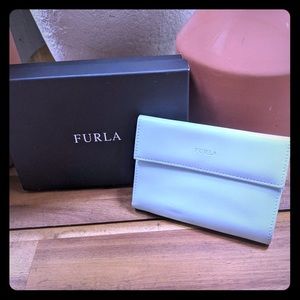 Never used, Furla wallet, leather